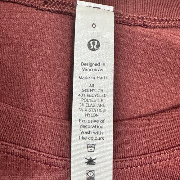 95. Lululemon Swiftly Tech Long Sleeve Size 6 - Picture 7 of 9